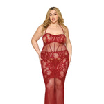Load image into Gallery viewer, Dreamgirl Plus Size Bodystocking Lace Gown Bodystocking - Nastassy
