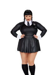 Load image into Gallery viewer, Dreamgirl Plus Size Gothic Schoolgirl