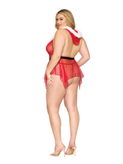 Load image into Gallery viewer, Dreamgirl Plus Size North Pole Hottie Diamond Lingerie - Nastassy