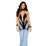 Load image into Gallery viewer, Dreamgirl Sheer Panel Garter Slip Garter Slip - Nastassy
