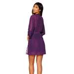 Load image into Gallery viewer, Dreamgirl Stretch Mesh Chemise &amp; Robe Set Robes - Nastassy
