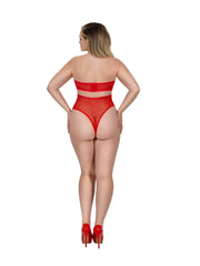Load image into Gallery viewer, Dreamgirl Plus Sweetheart Teddy