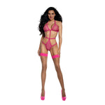 Load image into Gallery viewer, Dreamgirl Tiger Mesh Playsuit - Nastassy
