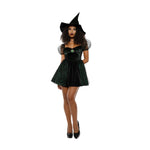 Load image into Gallery viewer, Dreamgirl Green Witch Costume - Nastassy
