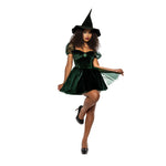 Load image into Gallery viewer, Dreamgirl Green Witch Costume - Nastassy
