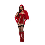 Load image into Gallery viewer, Dreamgirl Velvet Red Riding Hood Costume - Nastassy
