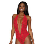 Load image into Gallery viewer, Dreamgirl Heart Back Deep V-Neck Teddy Teddy - Nastassy
