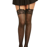 Load image into Gallery viewer, Dreamgirl Laced Fishnet Thigh High
