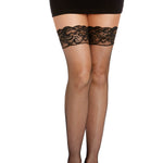 Load image into Gallery viewer, Dreamgirl Laced Stay-up Fishnet Thigh High Thigh Highs - Nastassy
