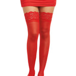 Load image into Gallery viewer, Dreamgirl Laced Stay-up Sheer Thigh High Thigh Highs - Nastassy

