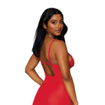 Load image into Gallery viewer, Dreamgirl Stretch Mesh Chemise &amp; Robe Set Robe - Nastassy
