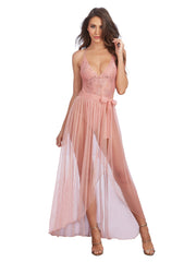 Load image into Gallery viewer, Dreamgirl Mosaic Lace Teddy &amp; Sheer Skirt Teddy - Nastassy