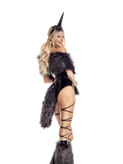 Load image into Gallery viewer, Party King Black Unicorn - Small Sexy Costumes - Nastassy