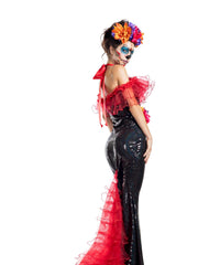 Load image into Gallery viewer, Party King Glamour Muerta Costumes - Nastassy