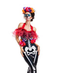 Load image into Gallery viewer, Party King Glamour Muerta Costumes - Nastassy
