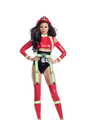 Load image into Gallery viewer, Party King Hot Hot Firefighter - Small Sexy Costumes - Nastassy