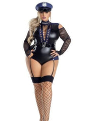 Load image into Gallery viewer, Party King Plus Bonded Cop Costumes - Nastassy