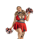 Load image into Gallery viewer, Party King Plus Hellbent Cheerleader Costumes - Nastassy
