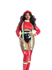 Load image into Gallery viewer, Party King Plus Hot Hot Firefighter - 1X Sexy Costumes - Nastassy