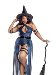 Load image into Gallery viewer, Party King Plus Indigo Witch - 1X Sexy Costumes - Nastassy