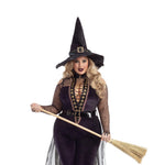 Load image into Gallery viewer, Party King Plus Midnight Violet Witch Costumes - Nastassy
