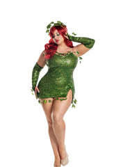 Load image into Gallery viewer, Party King Plus Poisonous Villain Costumes - Nastassy