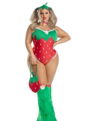Load image into Gallery viewer, Party King Plus Sassy Strawberry Costumes - Nastassy