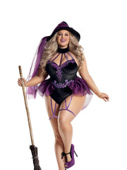 Load image into Gallery viewer, Party King Plus Sugar Plum Witch Costumes - Nastassy