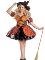 Load image into Gallery viewer, Party King Plus Sweet As Candy Corn Witch