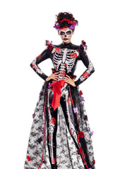 Load image into Gallery viewer, Party King Rosas Day Of The Dead Costumes - Nastassy