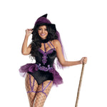 Load image into Gallery viewer, Party King Sugar Plum Witch Costumes - Nastassy
