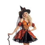 Load image into Gallery viewer, Party King Sweet As Candy Corn Witch Costumes - Nastassy
