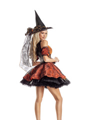 Load image into Gallery viewer, Party King Sweet As Candy Corn Witch Costumes - Nastassy