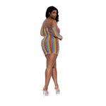 Load image into Gallery viewer, Plus Rainbow Mini with Arm Warmers - Nastassy
