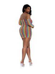 Load image into Gallery viewer, Plus Rainbow Mini with Arm Warmers - Nastassy