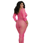Load image into Gallery viewer, Dreamgirl Plus Size Fishnet Open Crotch Bodystocking Bodystocking - Nastassy
