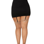 Load image into Gallery viewer, Dreamgirl Plus Size Fishnet Thigh High Stockings with Back Seam Thigh Highs - Nastassy
