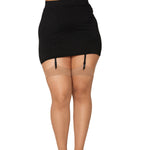 Load image into Gallery viewer, Dreamgirl Plus Size Fishnet Thigh High Stockings with Back Seam Thigh Highs - Nastassy
