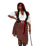 Load image into Gallery viewer, Plus Size Rogue Pirate Wench Women's Costume - Nastassy
