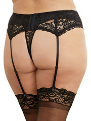 Load image into Gallery viewer, Dreamgirl Plus Size Stretch Lace Garter Belt Garter Belt - Nastassy