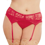 Load image into Gallery viewer, Dreamgirl Plus Size Stretch Lace Garter Belt Garter Belt - Nastassy
