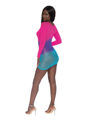 Load image into Gallery viewer, Dreamgirl Seamless Mesh Versatile Two-Way Bodystocking Garment Bodystocking - Nastassy