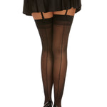 Load image into Gallery viewer, Dreamgirl Sheer Thigh High with Back Seam
