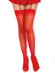 Load image into Gallery viewer, Dreamgirl Sheer Thigh High with Back Seam Thigh Highs - Nastassy