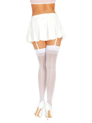 Load image into Gallery viewer, Dreamgirl Sheer Thigh Highs with Back Seam Thigh Highs - Nastassy