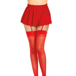 Load image into Gallery viewer, Dreamgirl Sheer Thigh Highs with Back Seam Thigh Highs - Nastassy
