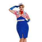 Load image into Gallery viewer, Starline Plus Pin Up Sailor Costume - Nastassy
