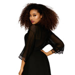 Load image into Gallery viewer, Dreamgirl Stretch Mesh Chemise &amp; Robe Set
